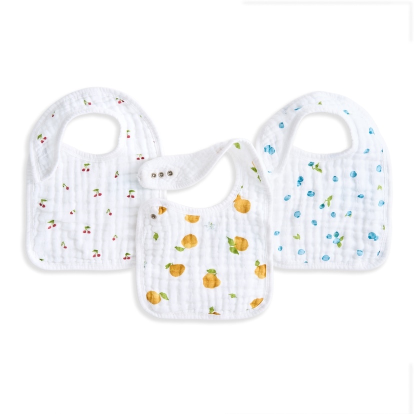 スナップビブ/フレッシュフルーツ/オーガニック/3枚