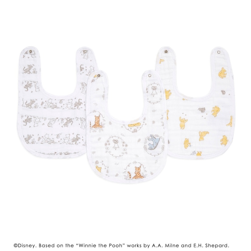 スナップビブ/くまのプーさん/ウィニー+フレンズ/3枚