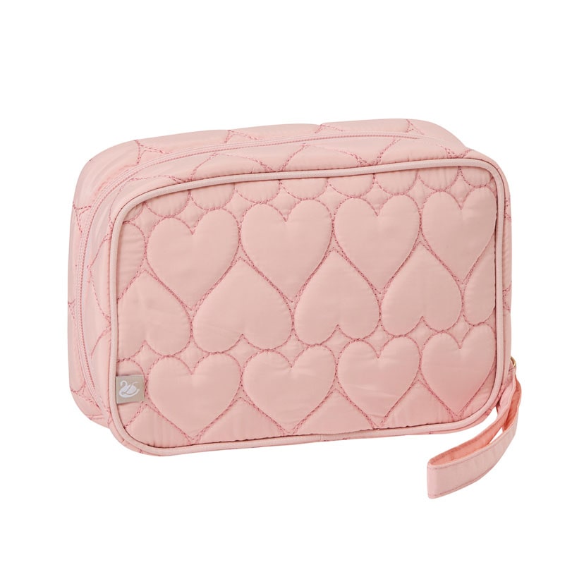 おむつポーチ/ハートキルト/ピンク