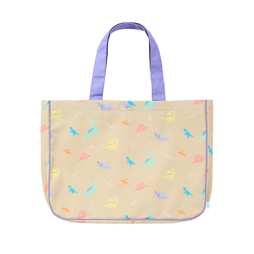 レッスンバッグ/ダイナソー/サンドベージュ