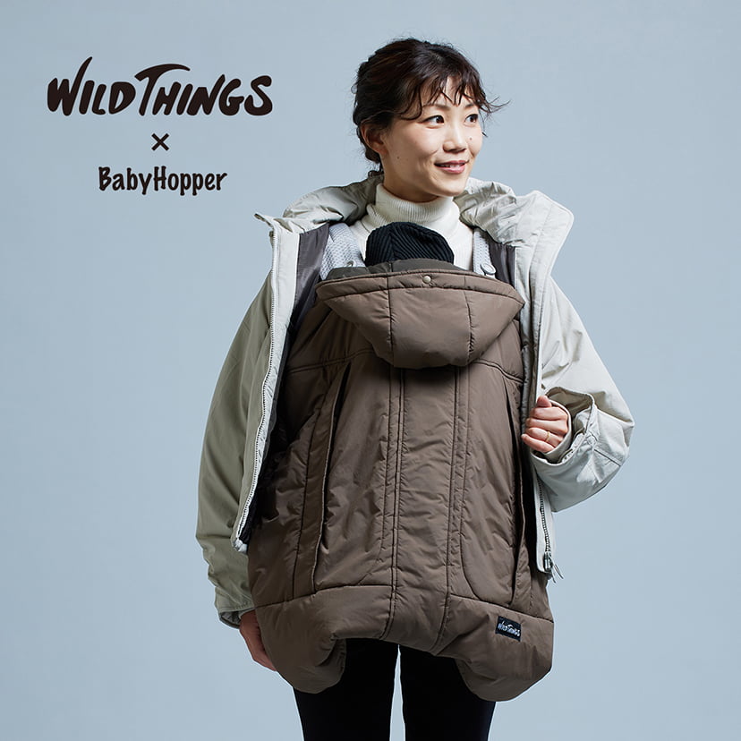 WILD THINGS(ワイルドシングス) モンスターパーカー防寒ケープ/カーキ