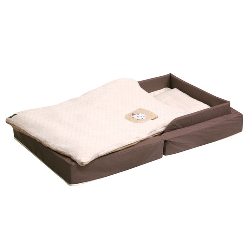 コンパクトベッド FIT-Ｌ/オーガニック/モカ