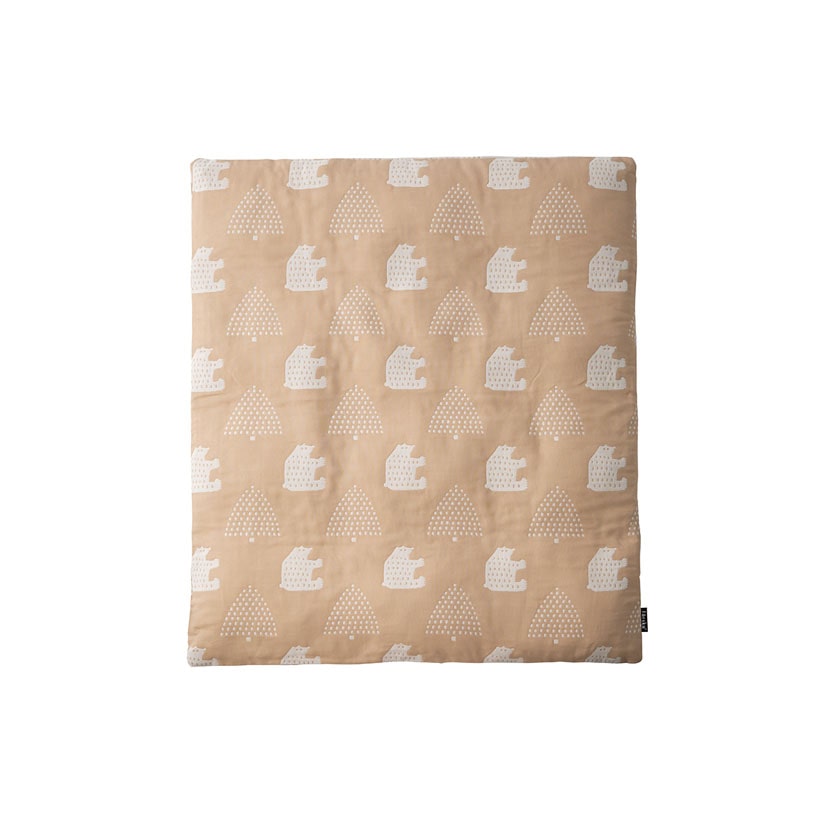 3重ガーゼ2way掛けふとんカバー/ベビー/ティーブラウン