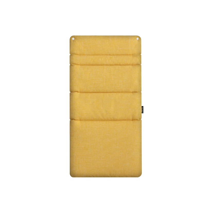 スクロールチェアOne チェアクッション/キッズチェア用/ミモザイエロー