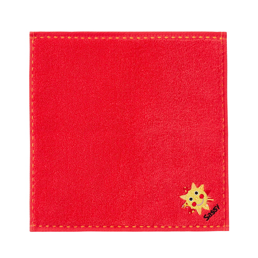 サッシー・ミニタオル/レッド