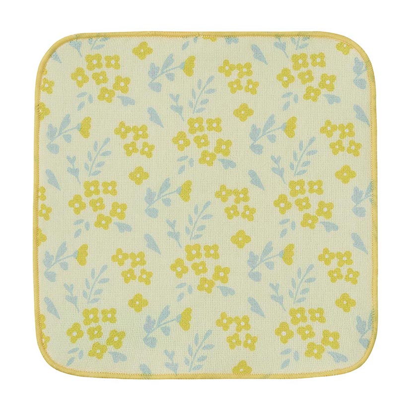 ガーゼミニタオル/ブーケ/イエロー