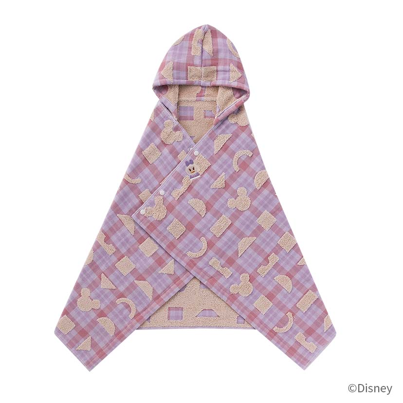 KIDEAタオル/エラブ/フード付きバスタオル/デイジー