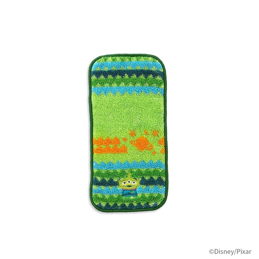 KIDEAタオル/イロドル/ハーフタオル/リトルグリーンメン