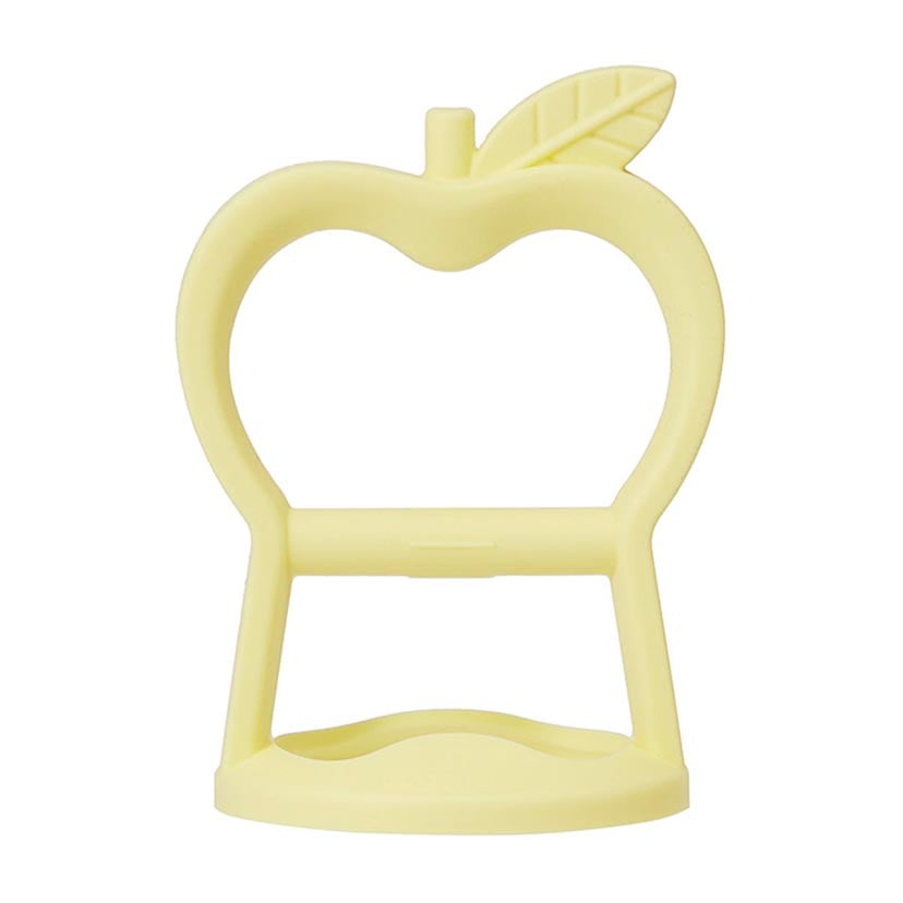 にぎにぎ歯がため/アップル/ライトイエロー