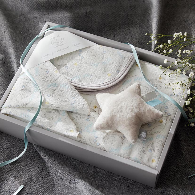 ギフトセット/Ｍ/スワン/グレー