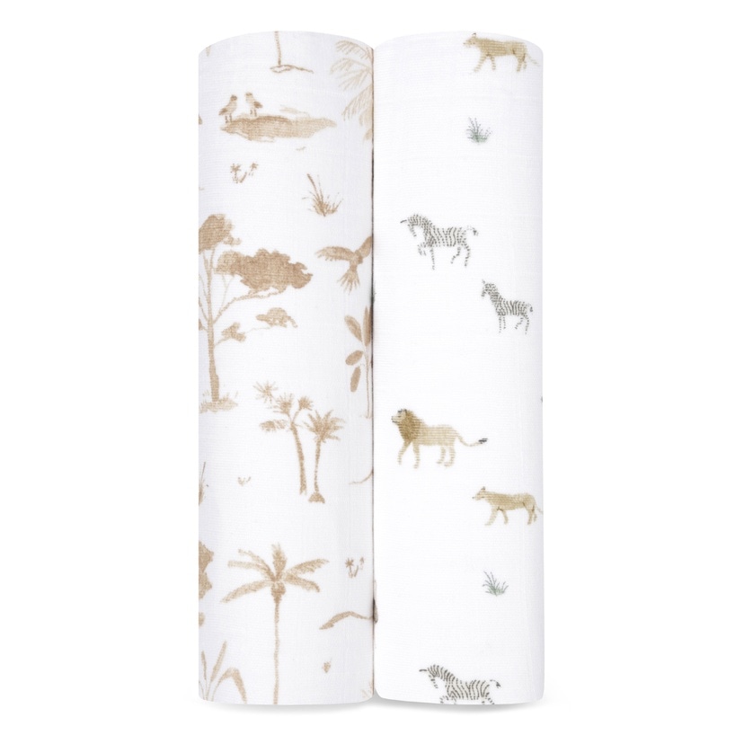 スワドル/サファリドリームズ/オーガニック/2枚