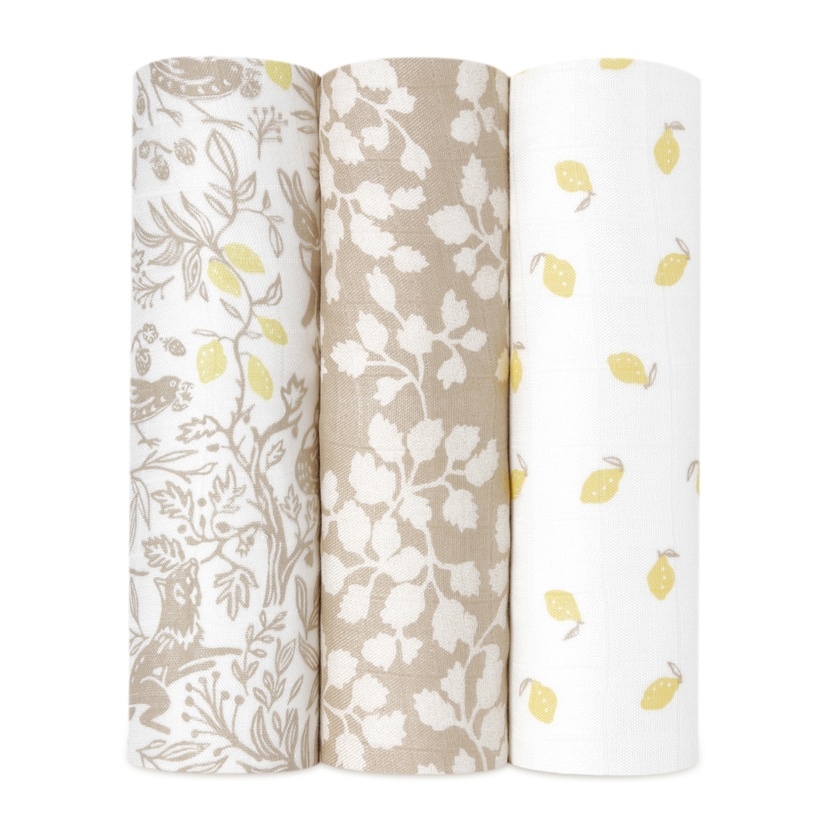 スワドル/ナチュラルウッドランド/シルキーソフト/3枚