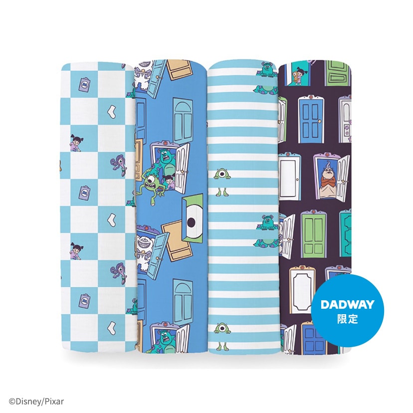 スワドル/モンスターズインク/ピーカーブー/4枚