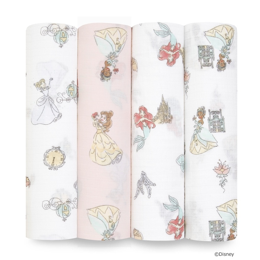 スワドル/ディズニープリンセス/4枚