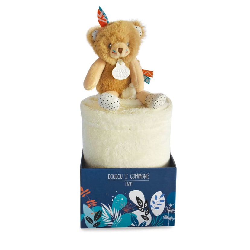 森のなかまたち・ドゥードゥー付ブランケット/ベア