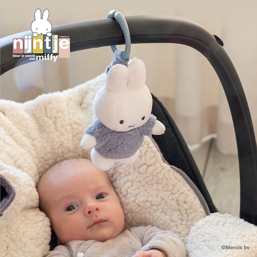 miffy ミッフィーぶるぶるトイ/フラッフィー/ブルー