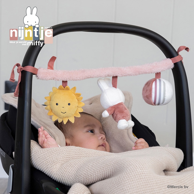 miffy ミッフィーハンギングトイ/フラッフィー/ピンク