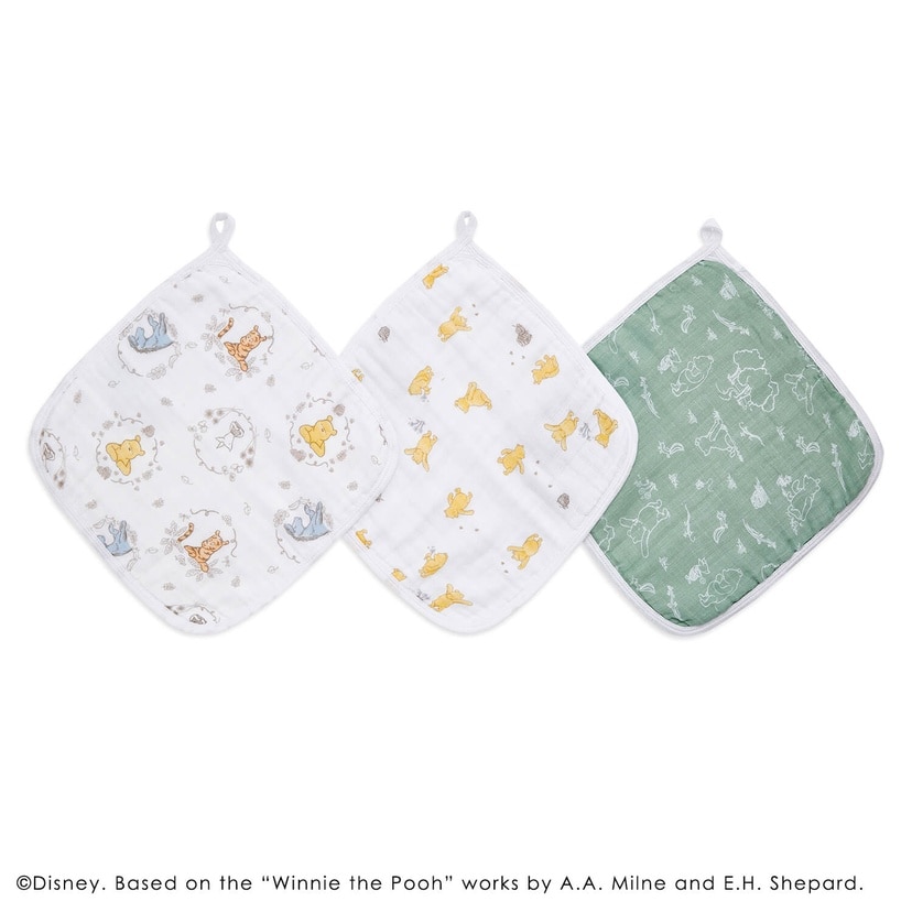ウォッシュクロス/くまのプーさん/ウィニー+フレンズ/3枚